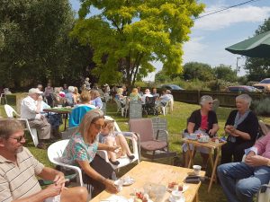 Belhus Properties Strawberry & Cream Tea Event with Agents Giving Grant