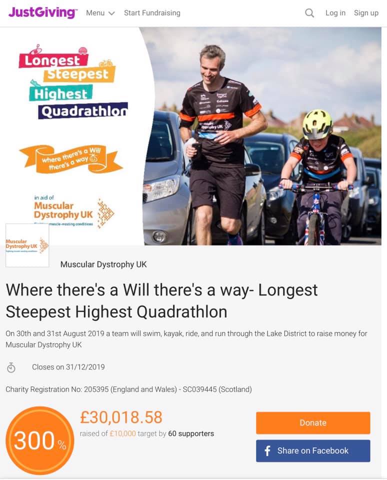 Longest Steepest Highest Quadrathlon with Agents Giving for Muscular Distrophy UK 3
